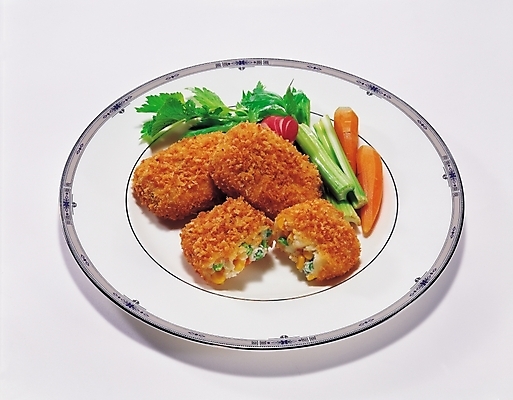 포토 JPG 그릇 접시 음식 서양음식 실내 근접촬영 사람없음 가로 튀김 야채튀김 크로켓 국내포토 식기 뷰포인트 내부 파일형식