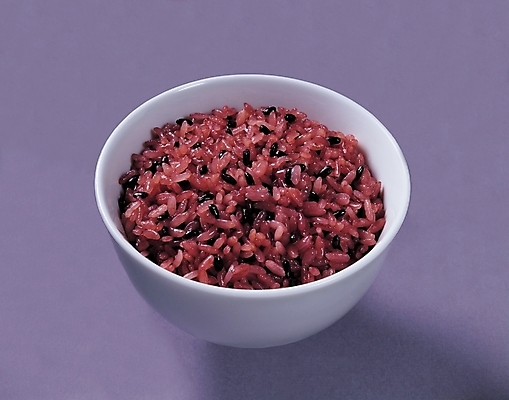 포토 JPG 그릇 식기 한식 음식 밥 한국 실내 근접촬영 사람없음 가로 한그릇 흑미밥 국내포토 1 아시아 뷰포인트 내부 파일형식