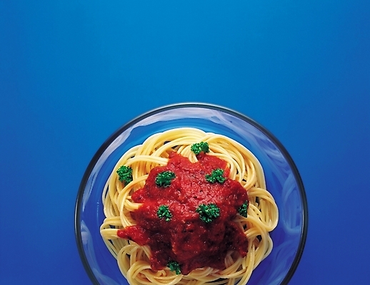 포토 JPG 그릇 식기 음식 컬러 파스타 서양음식 실내 스파게티 근접촬영 사람없음 파란색 하이앵글 면류 토마토소스 토마토스파게티 국내포토 뷰포인트 내부 소스_음식 파일형식