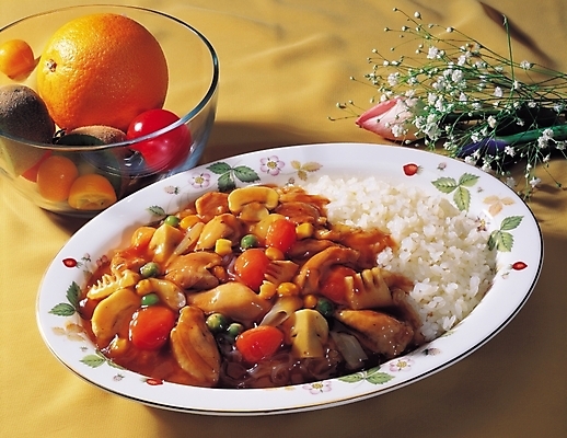 포토 JPG 그릇 식기 접시 한식 음식 과일 밥 한국 실내 근접촬영 사람없음 가로 장미 해산물 덮밥 안개꽃 해물덮밥 국내포토 꽃 아시아 뷰포인트 내부 한해살이풀 파일형식