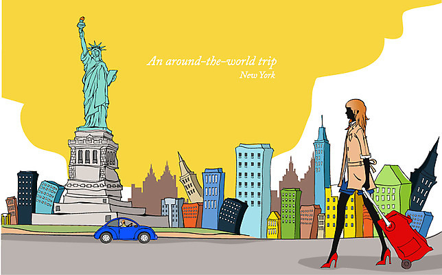 EPS 주간 여자 건축 도로 외국문화 여행 북아메리카 일러스트 교통시설 자동차 휴가 휴식 한명 사람 20대 성인 야외 건물 캐리어 여행가방 미국 세계문화유산 도시 세계여행 뉴욕 자유의여신상 여자만 여자한명만 성인여자만 청년만 청년여자만 성인한명만 청년여자한명만 성인여자한명만 성인만 국내일러스트 자연요소 1 건축물 문화 길 육상교통 교통 컨셉 가방 아메리카 청년 세계 문화재 시설 파일형식 벡터