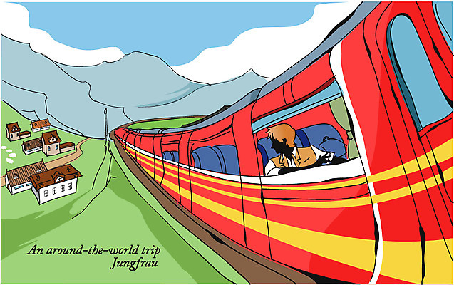 EPS 주간 남자 여행 일러스트 휴가 휴식 주택 한명 사람 20대 성인 야외 건물 기찻길 기차 세계여행 스위스 융프라우 융프라우열차 남자만 남자한명만 성인남자만 청년만 청년남자만 청년남자한명만 성인한명만 성인남자한명만 성인만 철도의날 국내일러스트 자연요소 1 건축물 유럽 육상교통 컨셉 대중교통 청년 세계 파일형식 벡터 법정기념일