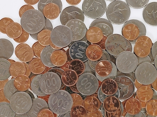 포토 JPG 스튜디오촬영 돈 사람없음 금융 경제 동전 원화 백원 오백원 오브젝트 십원 국내포토 실내 재산 파일형식