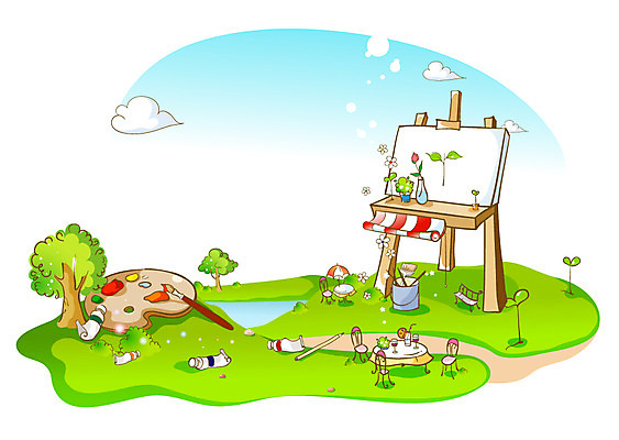 EPS 주간 나무 식물 구름 공원 꽃 호수 백그라운드 의자 일러스트 탁자 하늘 날씨 미술 이벤트 사람없음 야외 연필 새싹 맑음 물감 미술도구 연못 붓 파라솔 그리기 팔레트 물통 이젤 그림 캔버스 도화지 국내일러스트 자연요소 공공시설 종이 가구 모션 문화예술 학용품 필기구 오브젝트 파일형식 벡터