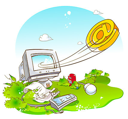 EPS 주간 나무 식물 구름 백그라운드 인터넷 일러스트 상상 하늘 날씨 이벤트 사람없음 야외 컴퓨터 판타지 스크린 모니터 사무용품 맑음 우체통 키보드 마우스 이메일 편지 우편물 문서 골뱅이기호 인터넷기호 국내일러스트 자연요소 기호 문구용품 전자제품 컴퓨터용품 파일형식 벡터