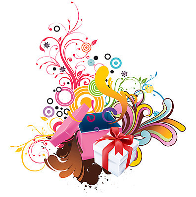 EPS 문양 리본 백그라운드 일러스트 추상 선물 이벤트 사람없음 선물상자 상자 오브젝트 국내일러스트 무늬 파일형식 벡터