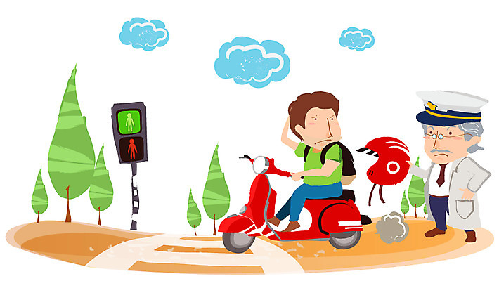 EPS 주간 나무 구름 할아버지 노년 남자 도로 길 일러스트 교통시설 경고 안전 사람 성인 야외 두명 오토바이 횡단보도 경찰 헬멧 위험 신호등 사회이슈 예방 생활안전 교통안전 안전사고 사고방지 남자만 성인남자만 노인만 성인만 노인남자만 국내일러스트 자연요소 식물 직업 교통 컨셉 바이크 보행로 보호장비 사건 시설 안전수칙 파일형식 벡터