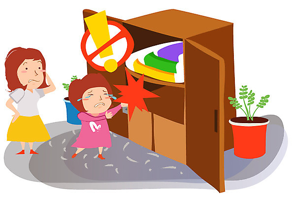 EPS 여자 딸 화분 어린이 가구 일러스트 가족 모녀 엄마 실내 경고 안전 사람 소녀 두명 이불 고통 장롱 울음 위험 사회이슈 예방 생활안전 안전사고 부주의 사고예방 손끼임 여자만 속상함 끼임 국내일러스트 감정 생활용품 컨셉 관계 침구 표정 내부 사건 안전수칙 파일형식 벡터