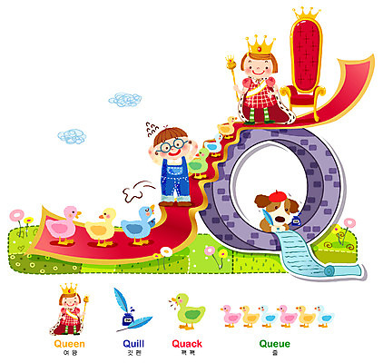 EPS 주간 전신 동물 구름 문자 알파벳 영어 여자 어린이교육 교육 남자 꽃 종이 초등학생 어린이 의자 일러스트 교과목 상상 교재 왕관 오리 영어교육 서기 사람 소녀 소년 야외 두명 여름 친구 단어 계단 큐 학습자료 언어교육 Q 레드카펫 여왕 어학 어린이만 국내일러스트 자연요소 식물 학생 계절 가구 관계 모션 조류 교육자료 파일형식 벡터