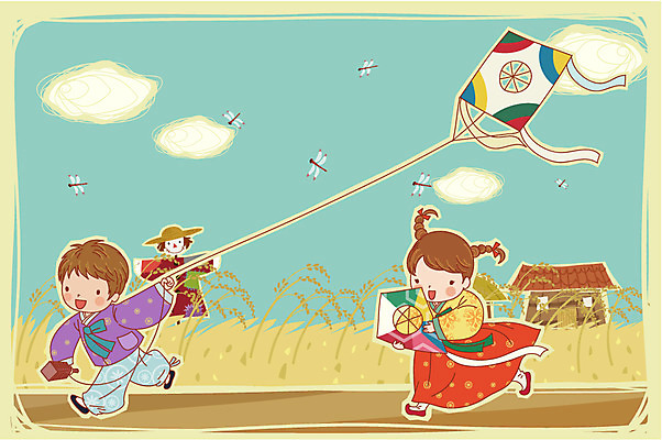 EPS 주간 구름 계절 여자 명절 기념일 남자 전통문화 어린이 일러스트 놀이 하늘 논 사람 소녀 소년 야외 두명 농가 추석 전통놀이 가을 농촌 시골 한복 연 연날리기 고추잠자리 고향 중추절 어린이만 국내일러스트 자연요소 한국전통 전통 문화 농업 이벤트 농장 놀이용품 중국 잠자리 전통의상 파일형식 벡터