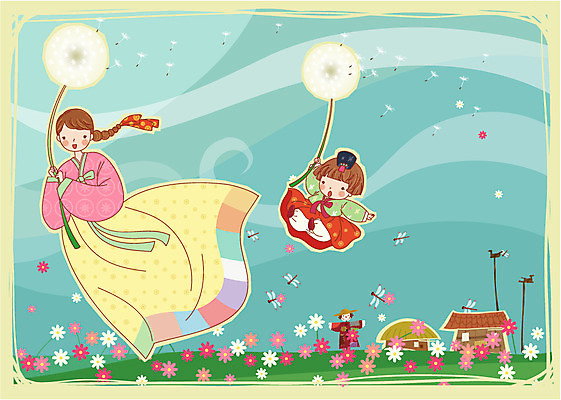 EPS 주간 계절 여자 명절 기념일 전통문화 어린이 곤충 일러스트 상상 주택 남매 사람 야외 두명 농가 추석 가을 농촌 시골 한복 코스모스 시골집 자매 허수아비 민들레홀씨 고추잠자리 고향 솟대 중추절 여자만 어린이만 국내일러스트 자연요소 동물 한국전통 전통 꽃 문화 농업 가족 이벤트 건물 농장 중국 잠자리 전통의상 민들레 파일형식 벡터