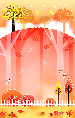 EPS 나무 식물 구름 사계절 계절 백그라운드 단풍 낙엽 일러스트 자연 풍경 사람없음 야외 울타리 가을 잠자리 언덕 은행나무 가을배경 국내일러스트 자연요소 곤충 잎 담장 생태계 파일형식 벡터 가을_계절