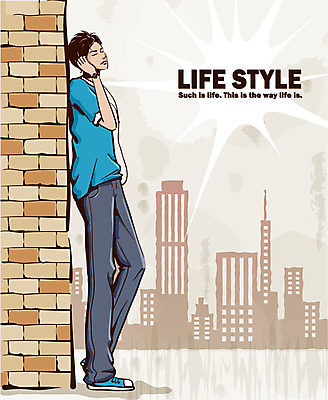 EPS 전신 라이프스타일 남자 음악 맨라이프 이어폰 일러스트 벽돌 한명 사람 풍경 20대 성인 라이프 생활 음악감상 자유 도시 남자만 남자한명만 성인남자만 청년만 청년남자만 청년남자한명만 성인한명만 성인남자한명만 성인만 국내일러스트 1 음향기기 컨셉 문화예술 청년 감상 파일형식 벡터