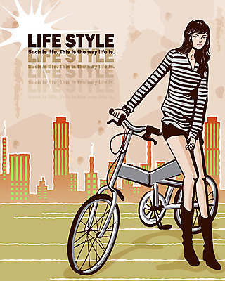 EPS 전신 우먼라이프 라이프스타일 여자 실루엣 여유 일러스트 한명 사람 풍경 빌딩 20대 성인 취미 야외 건물 라이프 생활 운동 자전거 도시 광장 여자만 여자한명만 성인여자만 청년만 청년여자만 성인한명만 청년여자한명만 성인여자한명만 성인만 국내일러스트 1 건축물 감정 촬영기법 건강 청년 바이크 파일형식 벡터