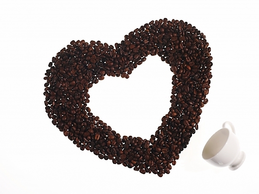 포토 JPG 커피 백그라운드 프레임 틀 누끼 사람없음 장식 원두 하트 커피잔 국내포토 모양 음료 잔 파일형식