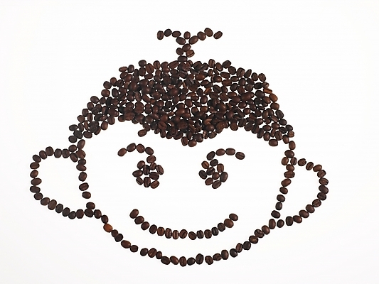 포토 JPG 얼굴 커피 어린이 백그라운드 프레임 표정 틀 미소 웃음 누끼 소년 사람없음 신체부위 장식 원두 남자만 어린이만 소년만 국내포토 남자 음료 사람 파일형식