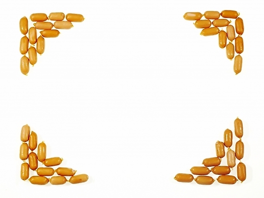 포토 JPG 음식 백그라운드 식재료 사각프레임 프레임 틀 사람없음 장식 사각형 원형 소시지 원형프레임 국내포토 도형 가공식품 파일형식