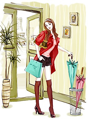 전신 PSD 우먼라이프 여자 패션 화분 액자 일러스트 실내 한명 서기 사람 20대 성인 쇼핑 인테리어 청춘 쇼핑백 문 가을 매장입구 우산꽂이 여자만 여자한명만 성인여자만 청년만 청년여자만 성인한명만 청년여자한명만 성인여자한명만 성인만 국내일러스트 1 라이프스타일 디자인 계절 컨셉 가방 모션 청년 내부 꽂이 파일형식