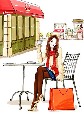 전신 PSD 우먼라이프 여자 패션 여유 커피 음료 의자 일러스트 탁자 휴식 거리 한명 사람 앉기 빌딩 20대 성인 야외 건물 쇼핑 청춘 쇼핑백 상점 가을 도시 여자만 여자한명만 성인여자만 청년만 청년여자만 성인한명만 청년여자한명만 성인여자한명만 성인만 국내일러스트 1 라이프스타일 건축물 계절 감정 가구 컨셉 가방 모션 청년 파일형식