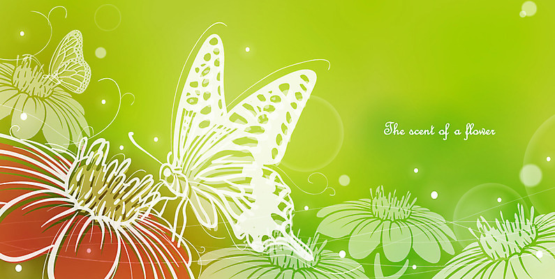 EPS 식물 계절 꽃잎 꽃 컬러 나비 곤충 백그라운드 일러스트 자연 사람없음 초록색 봄 국내일러스트 동물 생태계 파일형식 벡터