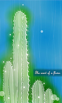 EPS 식물 꽃 백그라운드 일러스트 자연 선인장 사람없음 초록색 파란색 국내일러스트 컬러 생태계 파일형식 벡터