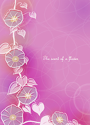 EPS 식물 꽃잎 꽃 컬러 백그라운드 일러스트 자연 사람없음 보라색 봄 나팔꽃 국내일러스트 계절 생태계 파일형식 벡터