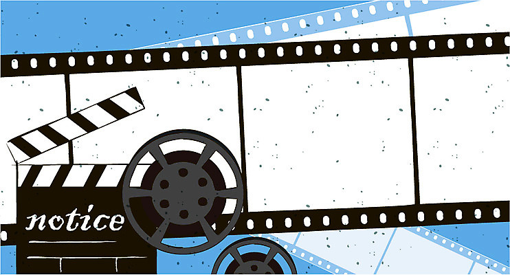 EPS 문화 백그라운드 라인일러스트 일러스트 이벤트 사람없음 클래퍼보드 필름 알림 라인아트 영화 오브젝트 국내일러스트 선 문화예술 파일형식 벡터