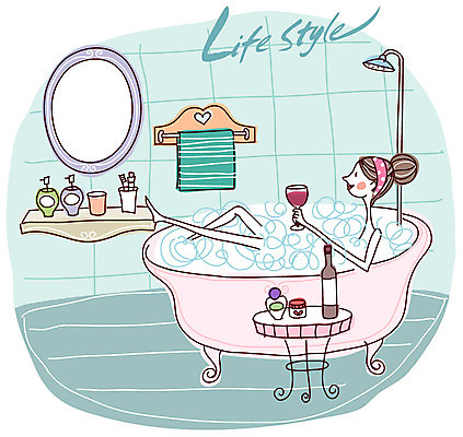 EPS 우먼라이프 라이프스타일 여자 여유 생활용품 와인잔 일러스트 탁자 휴식 욕조 실내 한명 사람 20대 성인 컵 수건 와인 목욕 거품 거울 욕실 하트 칫솔 화장실 샤워기 거품목욕 수건걸이 칫솔꽂이 여자만 여자한명만 성인여자만 청년만 청년여자만 성인한명만 청년여자한명만 성인여자한명만 성인만 국내일러스트 모양 1 식기 감정 가구 컨셉 술잔 주류 청년 내부 생활 위생용품 청결 오브젝트 꽂이 파일형식 벡터