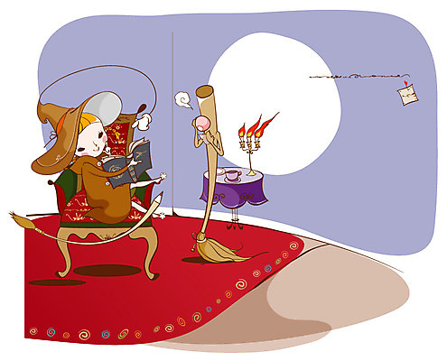 EPS 전신 여자 기념일 초등학생 어린이 의자 일러스트 촛불 상상 탁자 실내 한명 사람 앉기 소녀 이벤트 10대 책 판타지 축제 할로윈 메모지 계획 커피잔 빗자루 마녀 기획 여자만 여자한명만 소녀만 국내일러스트 1 학생 커피 가구 컨셉 초 모션 청소년 잔 내부 사무용품 청소도구 어린이만 파일형식 벡터