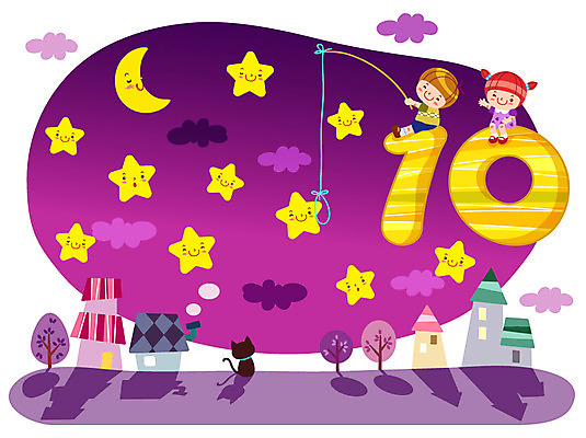 EPS 나무 구름 여자 어린이교육 교육 남자 별 초등학생 어린이 일러스트 교과목 낚시 주택 사람 소녀 소년 야외 두명 숫자 고양이 달 열 10 수학 야간 수학교육 숫자공부 어린이만 국내일러스트 자연요소 식물 문자 학생 포유류 레저 건물 반려동물 학습 파일형식 벡터