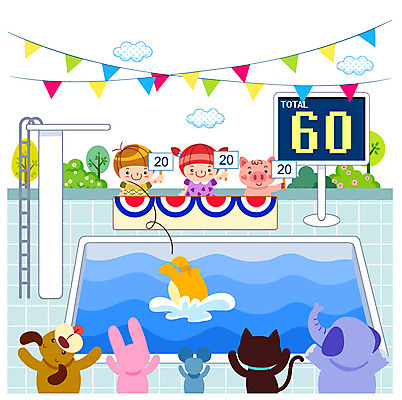 EPS 주간 구름 여자 어린이교육 교육 남자 초등학생 어린이 일러스트 곰 교과목 코끼리 수영장 사람 소녀 경기 소년 야외 두명 숫자 고양이 팻말 토끼 돼지 수학 강아지 쥐 다이빙 수학교육 전광판 숫자공부 어린이만 국내일러스트 자연요소 동물 문자 학생 스포츠 포유류 프레임 반려동물 학습 수영 개 설치류 수중스포츠 파일형식 벡터