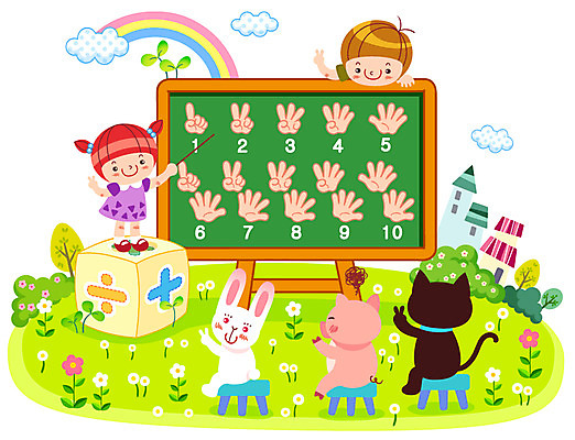 EPS 주간 나무 구름 여자 어린이교육 교육 남자 초등학생 어린이 무지개 의자 일러스트 교과목 손가락 주택 사람 소녀 소년 야외 두명 숫자 고양이 칠판 토끼 돼지 주사위 수학교육 숫자공부 어린이만 국내일러스트 자연요소 식물 문자 학생 손 가구 포유류 건물 반려동물 학습 수학 파일형식 벡터