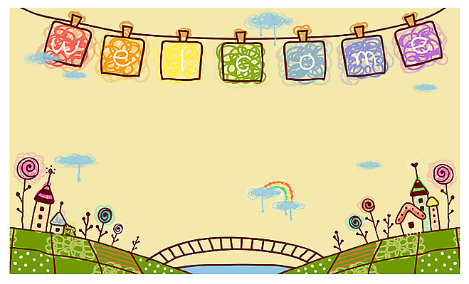 EPS 구름 알파벳 꽃 백그라운드 무지개 일러스트 안내 주택 알림판 이벤트 사람없음 건물 마을 알림 환영 가교 국내일러스트 자연요소 식물 건축물 영어 파일형식 벡터