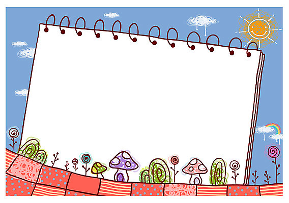 EPS 자연요소 나무 구름 꽃 백그라운드 일러스트 하늘 안내 알림판 이벤트 사람없음 태양 공책 버섯 공백 알림 스케치북 버섯집 국내일러스트 식물 문구용품 학용품 주택 파일형식 벡터