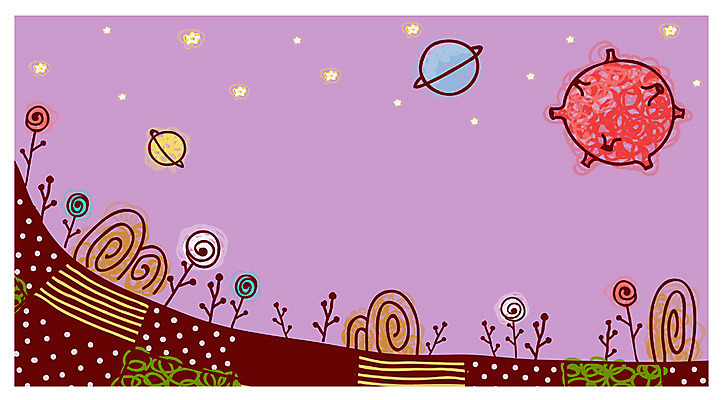 EPS 꽃 별 백그라운드 일러스트 안내 알림판 이벤트 사람없음 우주 공백 행성 알림 국내일러스트 자연요소 식물 파일형식 벡터