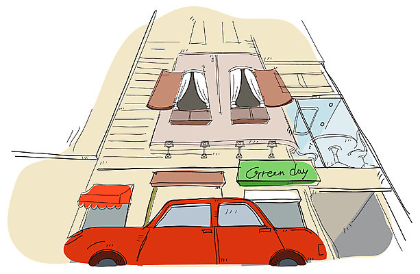 EPS 건축 백그라운드 일러스트 자동차 거리 풍경 사람없음 야외 건물 상점 카페 도시 상업시설 국내일러스트 건축물 육상교통 시설 상업 파일형식 벡터