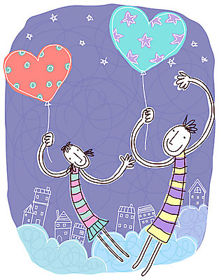 EPS 구름 캐릭터 커플 여자 남자 백그라운드 데이트 일러스트 상상 사랑 사람 야외 두명 판타지 비행 상상캐릭터 하트풍선 풍선 일러캐릭터 자연요소 감정 관계 하트 파일형식 벡터