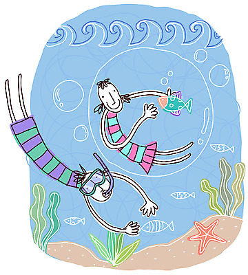 EPS 캐릭터 커플 여자 남자 백그라운드 데이트 일러스트 상상 불가사리 사랑 어류 사람 두명 바닷속 수영 해조류 잠수 공기방울 상상캐릭터 일러캐릭터 감정 관계 극피동물 수중 수중동물 수상스포츠 해양식물 파일형식 벡터