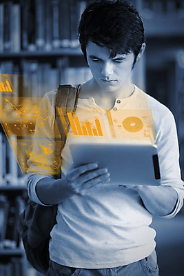 포토 JPG 해외이미지 백인 학생 교육 남자 비즈니스 그래프 미래 책장 실내 한명 서기 학습 태블릿 노란색 디지털 스크린 자료 터치 도서관 집중 분석 대학교 인터페이스 터치스크린 홀로그램 해외202004 해외포토 서양인 1 컬러 가구 컨셉 학교 모션 사람 내부 전자제품 스마트기기 파일형식