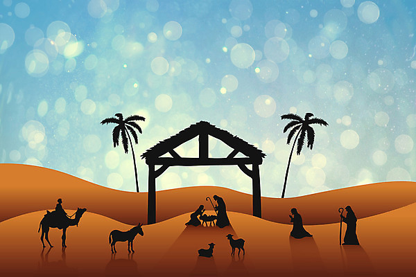 포토 JPG 해외이미지 무료이미지 디자인 실루엣 기독교 사람없음 파란색 빛 야자수 사막 축하 양 장면 낙타 해외202004 해외포토 나무 종교 컬러 컨셉 포유류 촬영기법 파일형식 무료콘텐츠