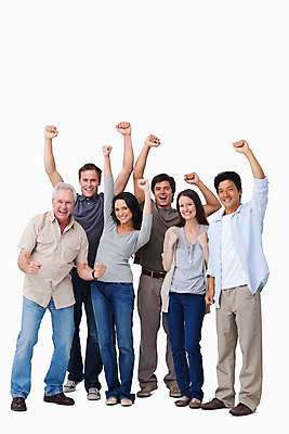 포토 JPG 해외이미지 백인 행복 응원 성공 사람 여러명 20대 성인 30대 친구 우정 기쁨 축하 60대 흰배경 흥분 팔 해외202004 해외포토 서양인 노년 감정 다수 백그라운드 컨셉 관계 청년 신체부위 장년 흰색 파일형식