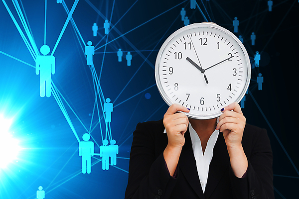 포토 JPG 해외이미지 백인 캐릭터 디자인 여자 시계 한명 서기 20대 컴퓨터그래픽 파란색 빛 컴퓨터 디지털 검은색 잡기 시간 비즈니스우먼 서식 숨기 카피스페이스 해외202004 해외포토 서양인 1 컬러 비즈니스 모션 사람 청년 그래픽 전자제품 공백 직장인 파일형식