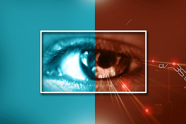 포토 JPG 해외이미지 과학 일러스트 미래 안전 사람없음 파란색 컴퓨터 디지털 검은색 자료 닫기 암호 보호 위험 확인 순환 보안 시력 하이테크 전자 시스템 바이오 센서 심전도 탐지 해외202004 해외포토 컬러 컨셉 모션 기술 전자제품 파일형식