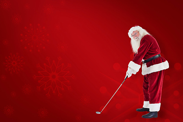 포토 JPG 해외이미지 전신 노년 남자 크리스마스 골프 한명 들기 옆모습 빨간색 산타클로스 골프채 노인남자한명만 해외202004 해외포토 1 기념일 뷰포인트 컬러 모션 골프용품 사람 성인 구기 남자한명만 노인남자만 파일형식