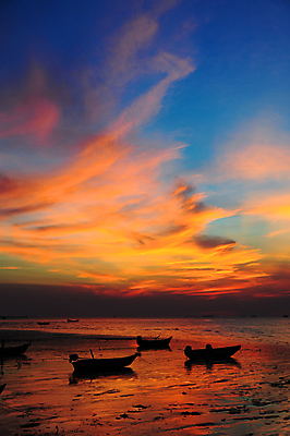 포토 JPG 해외이미지 구름 바다 파타야 태국 하늘 낚시 사람없음 일몰 만 해외202004 해외포토 자연요소 아시아 레저 노을 파일형식