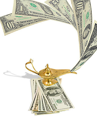 포토 JPG 해외이미지 컨셉 지폐 돈 비즈니스 아이디어 사람없음 금융 경제 빛 달러 금속 희망 힘 램프 행운 재산 황금 신비 이익 해외202004 해외포토 감정 재질 조명 파일형식