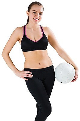 포토 JPG 해외이미지 모양 백인 여자 행복 스포츠 공 청소년 실내 한명 서기 운동 축구 자르기 흰배경 십대여자한명만 해외202004 해외포토 서양인 1 감정 백그라운드 모션 건강 사람 내부 구기 흰색 여자한명만 십대여자만 파일형식