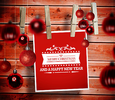 포토 JPG 해외이미지 줄 백그라운드 일러스트 텍스트 매달리기 집게 사람없음 컴퓨터그래픽 그래픽 장식 빨간색 디지털 축제 장식볼 축하 메시지 해피뉴이어 스타일 해외202004 해외포토 컬러 컨셉 모션 새해인사 파일형식