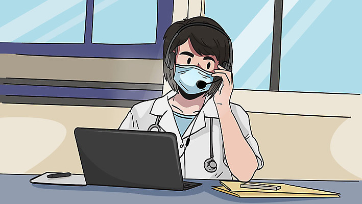 여자 일러스트 청진기 마스크 한명 성인 노트북 헤드셋 의료진 의사 응급 상담 통화 응급구조 응급상황 성인여자한명만 국내일러스트 AI파일 직업 1 음향기기 의학 의료기기 모션 사람 전자제품 헤드폰 긴급 여자한명만 성인여자만 파일형식 벡터