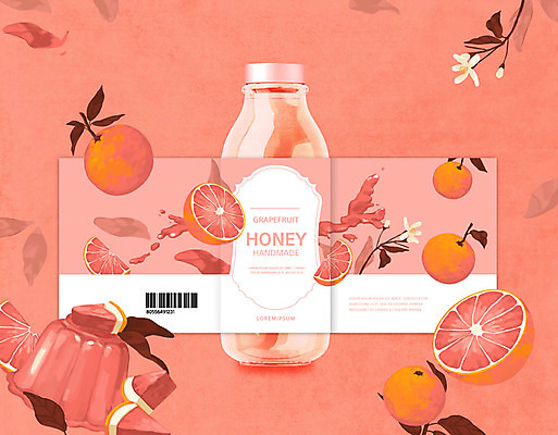 PSD 편집이미지 꽃 음료 겨울 유리병 사람없음 병 자몽 패키지 푸딩 코랄 자몽청 이미지편집 식물 식기 계절 컬러 과일 병_용기 디저트 파일형식 과일청